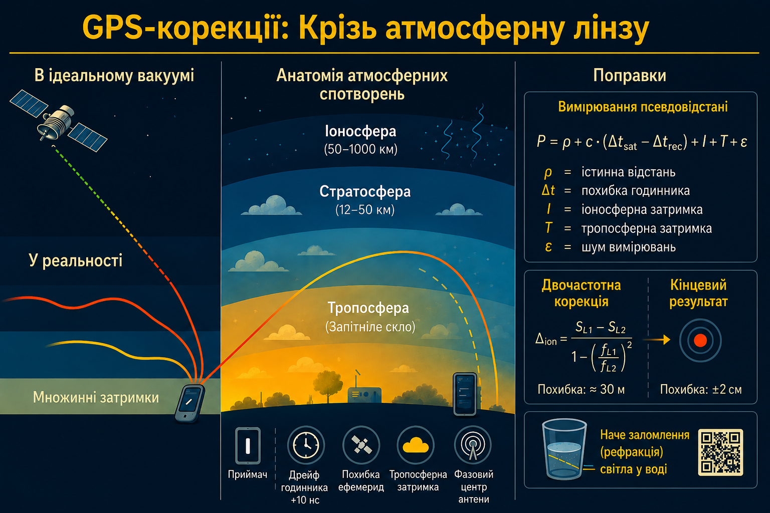 Жартівлива ілюстрація каструлі, у якій перемішуються інгредієнти навігаційних даних