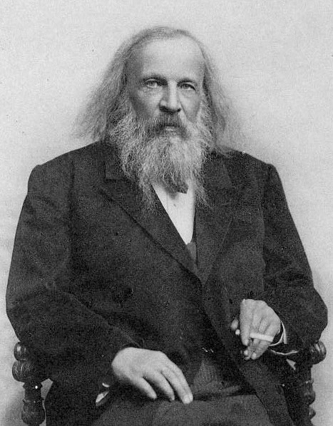 Portrait of Dmitri Mendeleev