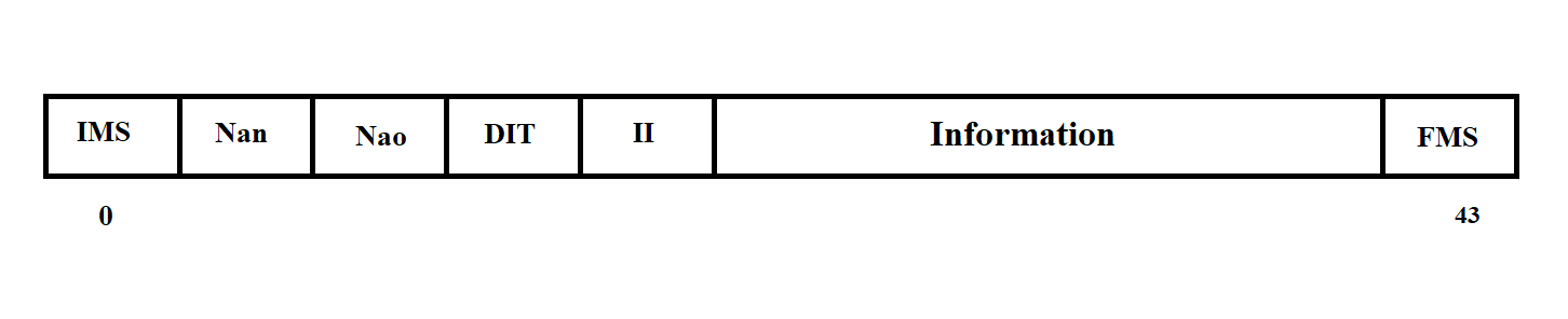 Diagram of the Real-Time Message structure for the Vega system