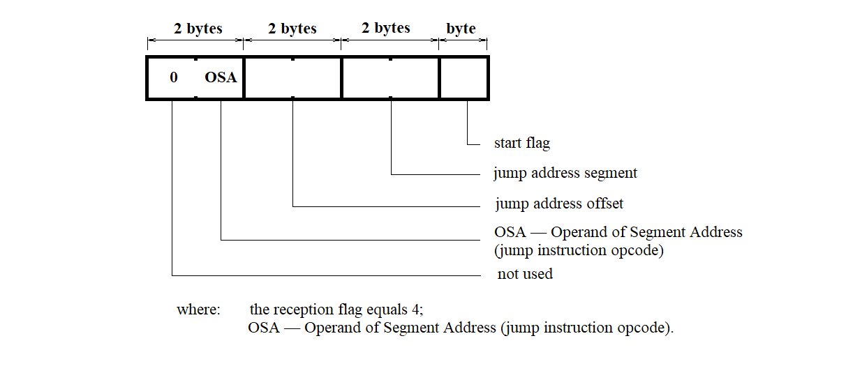 Diagram of the Program Launch Message structure