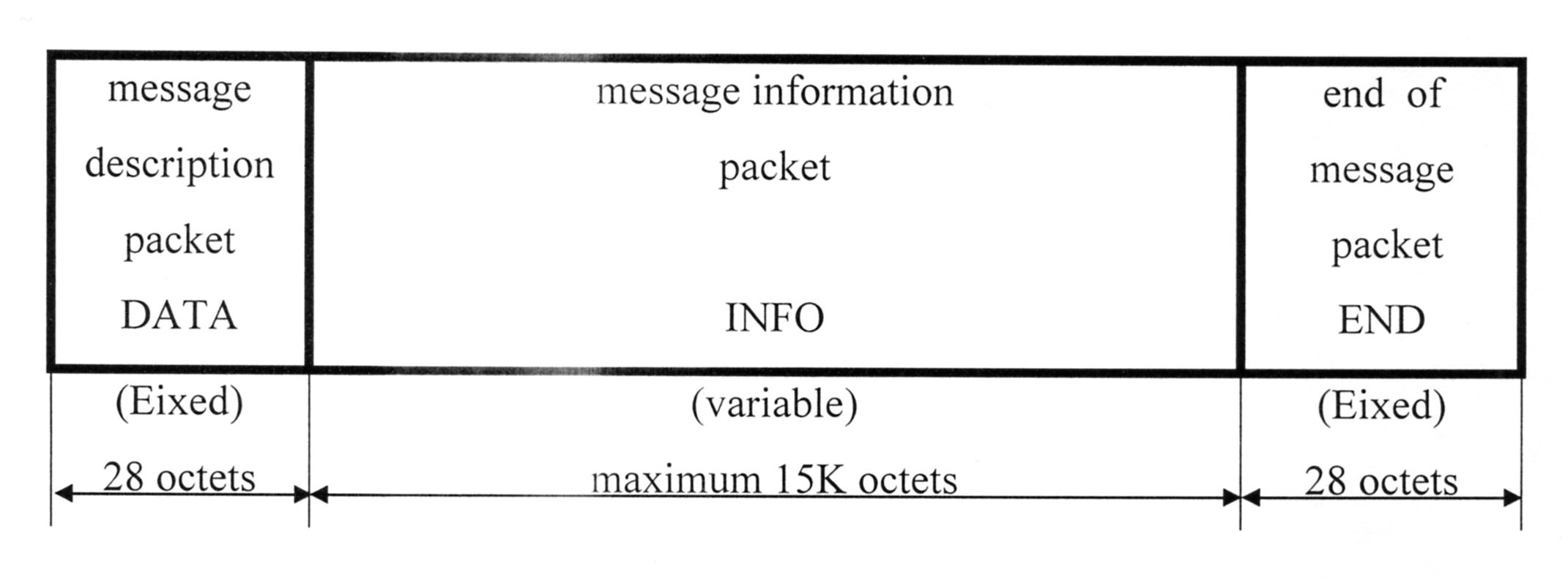 Message structure diagram for socket-based meteorological data transmission