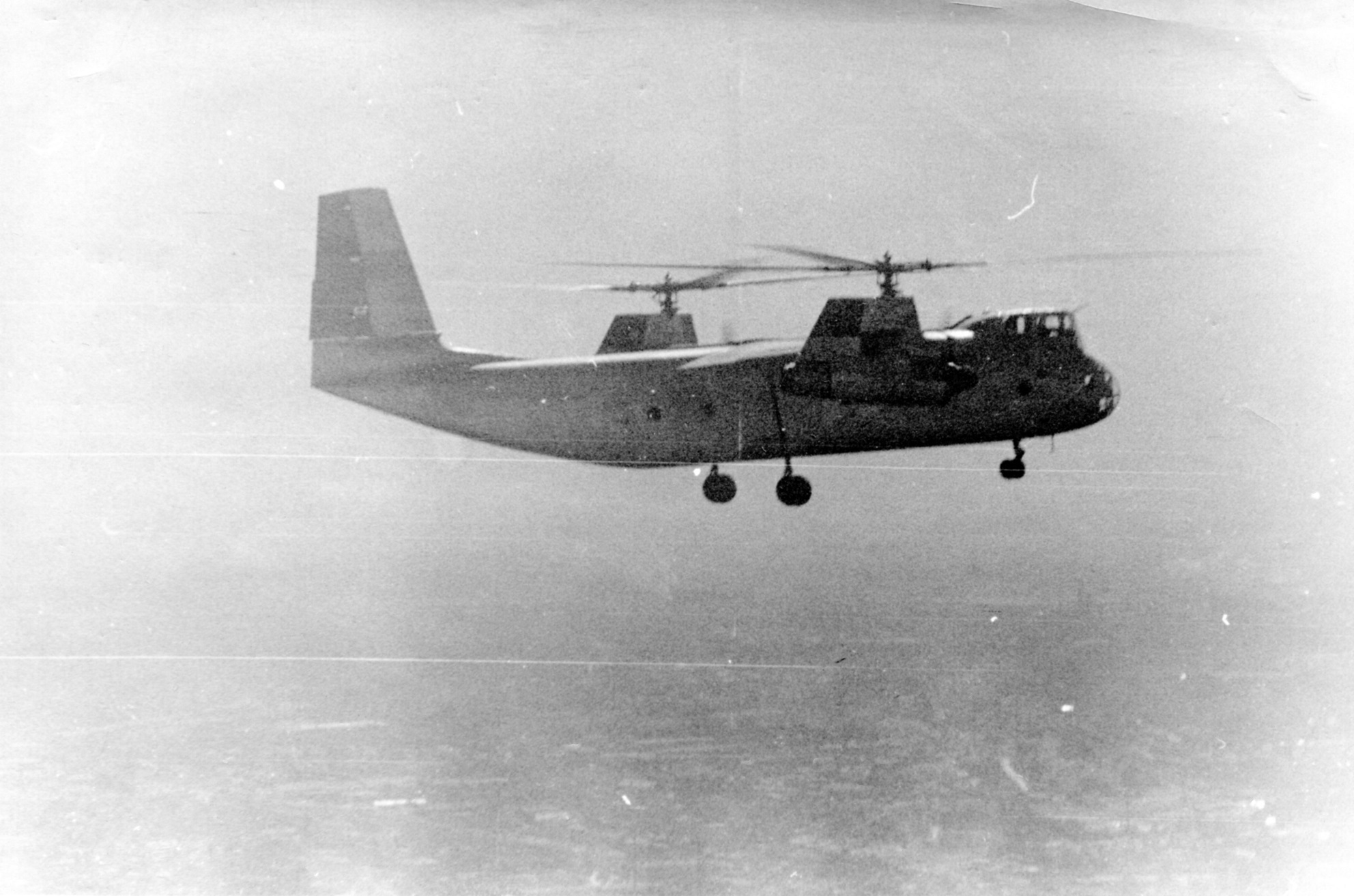 EXCLUSIVE FIRST PUBLICATION: Ka-22 Vintokryl airplane flight mode 1961 - complete transformation to forward flight from Vadym Nikolaiev personal archive never published before