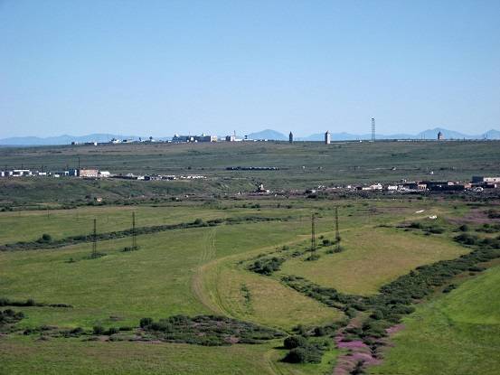 Vega system installation in Vorkuta during summer showing operational configuration