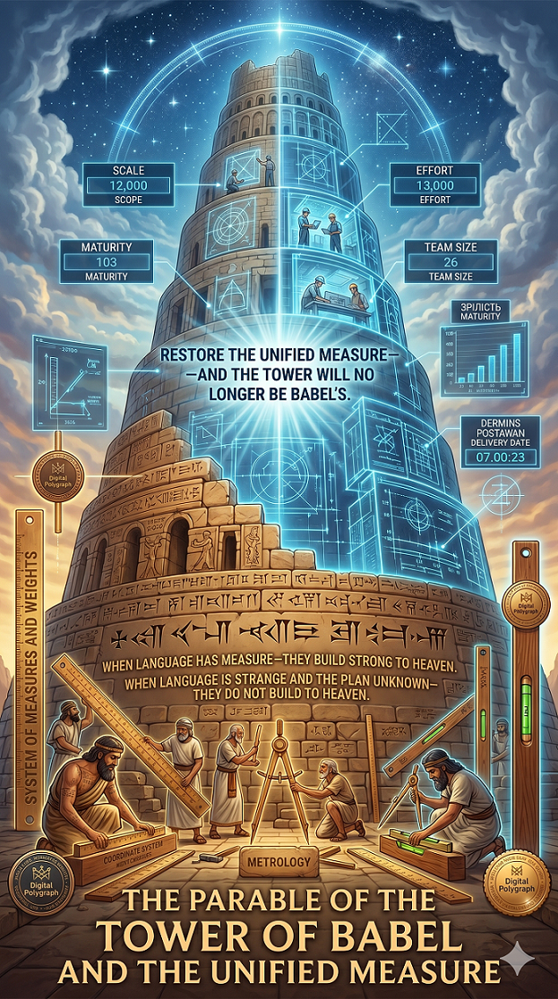 The Parable of the Tower of Babel and the Unified Measure — Digital Polygraph