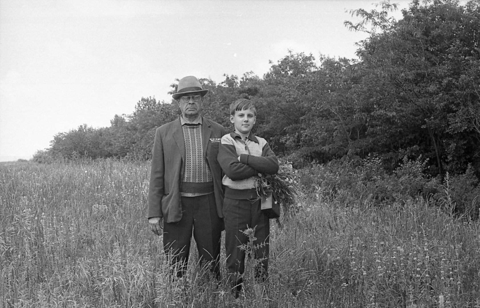 Eugene Maksyutenko with grandson Andrew