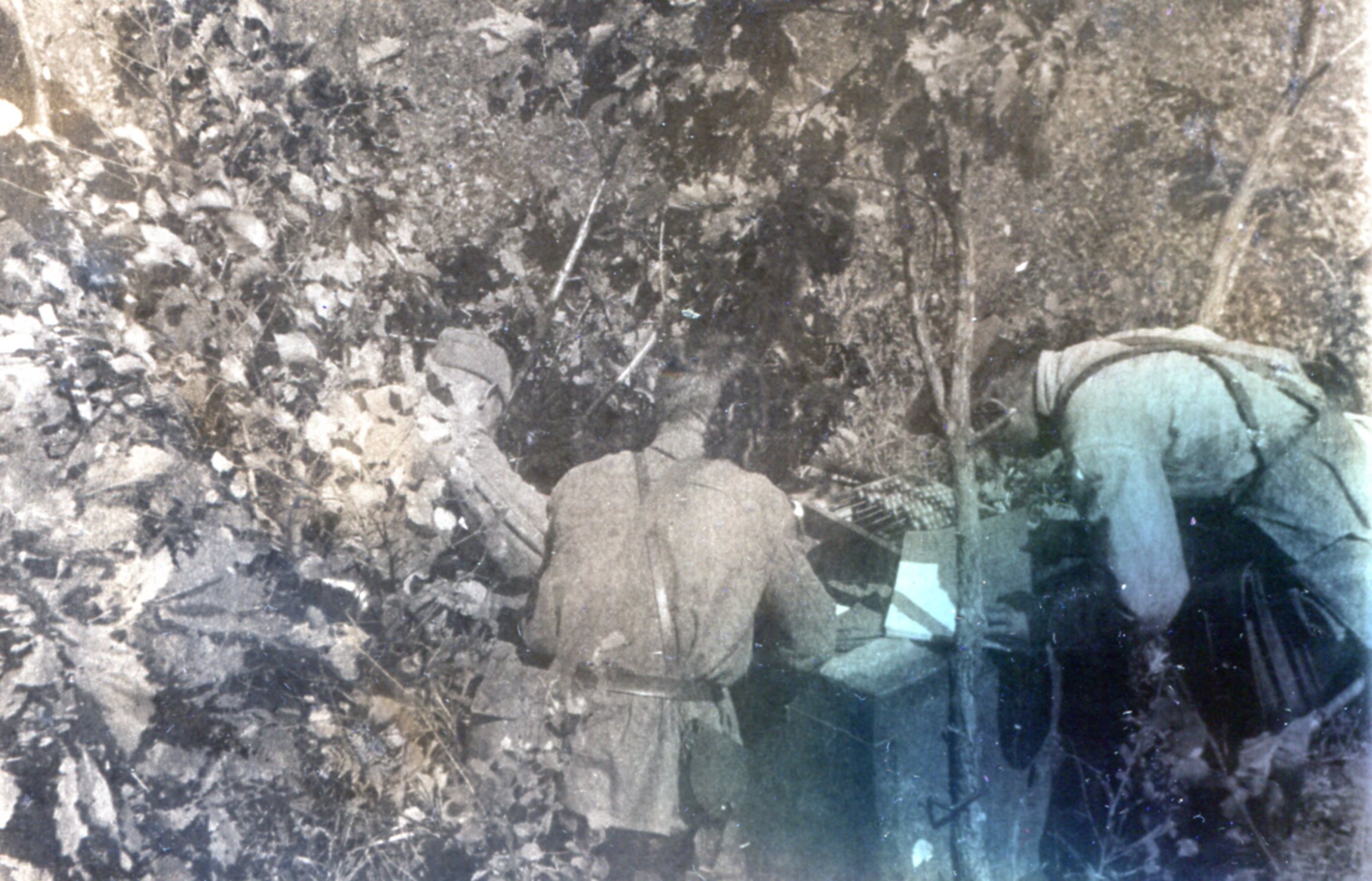 Eugene Maksyutenko at military maneuvers in Blagoveshchensk near Manchuria before WWII