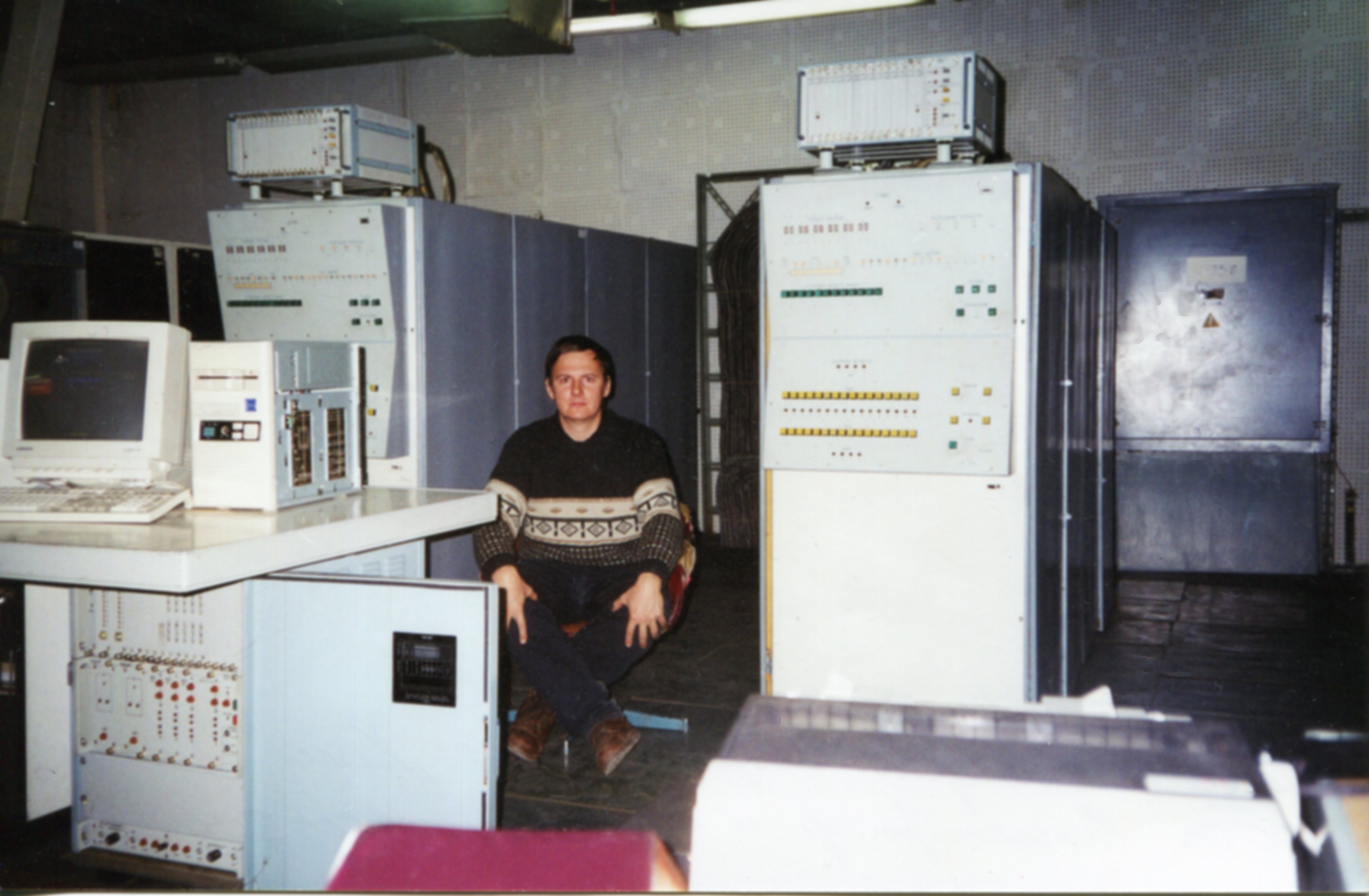 Andrii Nikolaiev at MS Vega rocket-testing system — Digital Polygraph engineering heritage