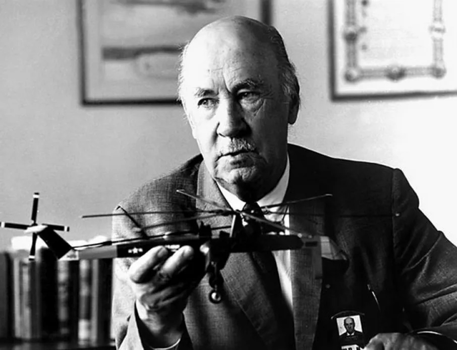 Igor Sikorsky, Ukrainian aviation pioneer born in Kyiv who founded world helicopter industry and created Marine One presidential helicopter