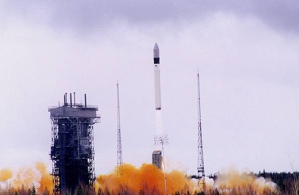 Rokot rocket launch vehicle based on ballistic missile