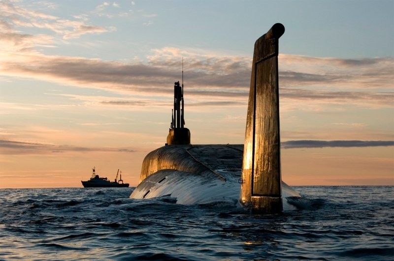 Submarine at Sea