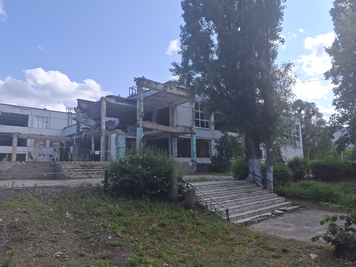 Kharkiv School No. 17 destroyed by Russian Iskander missile - personally photographed in 2025